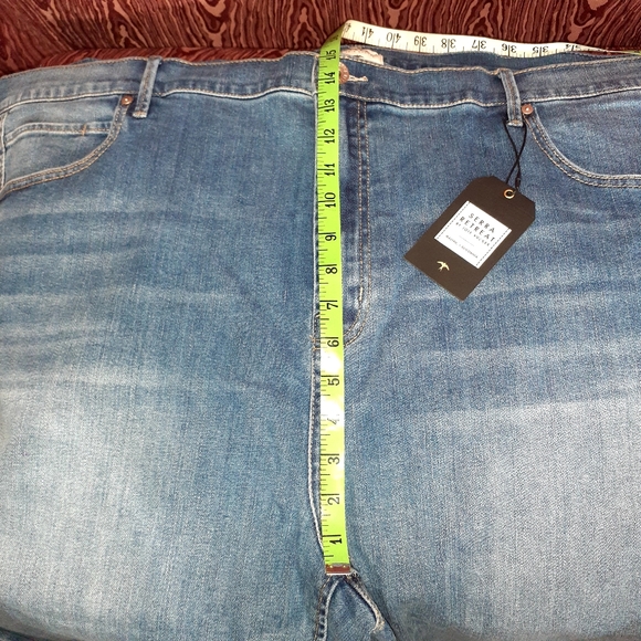 SERRA RETREAT Stretch Ankle Blue Denim Jeans Women's Size 28W NWT - Picture 10 of 11